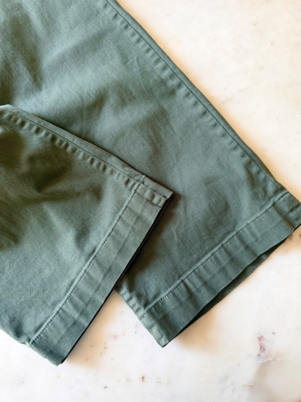 J. Crew Sailor Slim Wide Leg Chino Pant Green Size - Picture 7 of 12